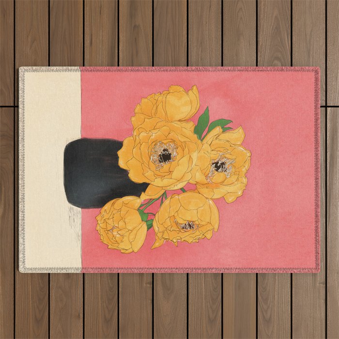Bouquet Gift Sunny Outdoor Rug Gallery Image 1