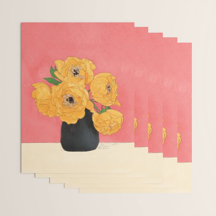 Bouquet Gift Sunny Wrapping Paper Gallery Image 3