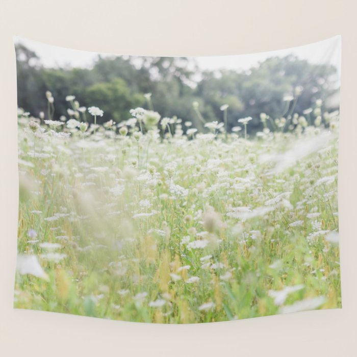 In a Field of Wildflowers Wall Tapestry Gallery Image 1