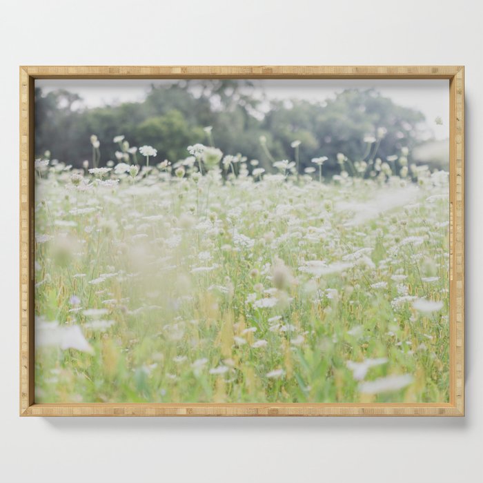 In a Field of Wildflowers Serving Tray Gallery Image 1