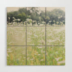 In a Field of Wildflowers Wood Wall Art Gallery Image 1