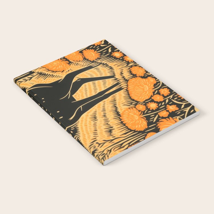 Autumn Moon Horned Deer Notebook Gallery Image 2