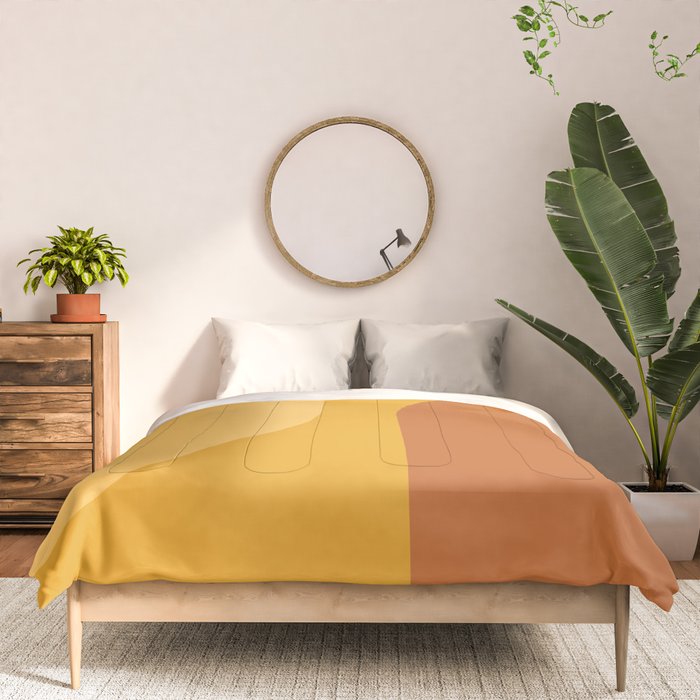 Modern Minimal Arch Abstract LXXII Comforter Gallery Image 3