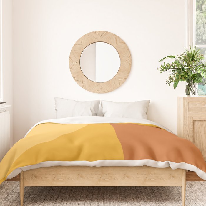 Modern Minimal Arch Abstract LXXII Duvet Cover Gallery Image 3