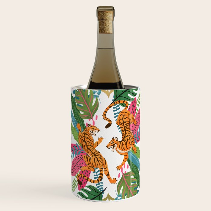 Wild Jungle Tigers Wine Chiller Gallery Image 3