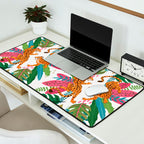 Wild Jungle Tigers Desk Mat Gallery Image 2