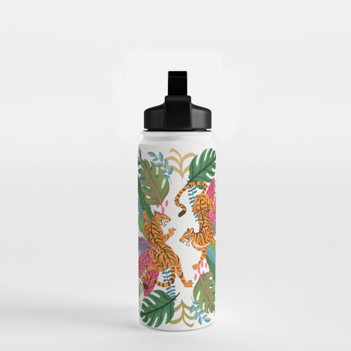 Wild Jungle Tigers Water Bottle Gallery Image 2