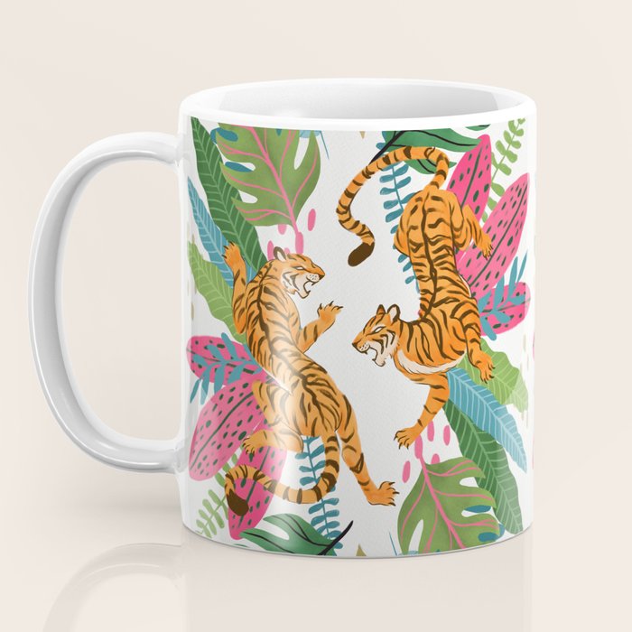 Wild Jungle Tigers Coffee Mug Gallery Image 3