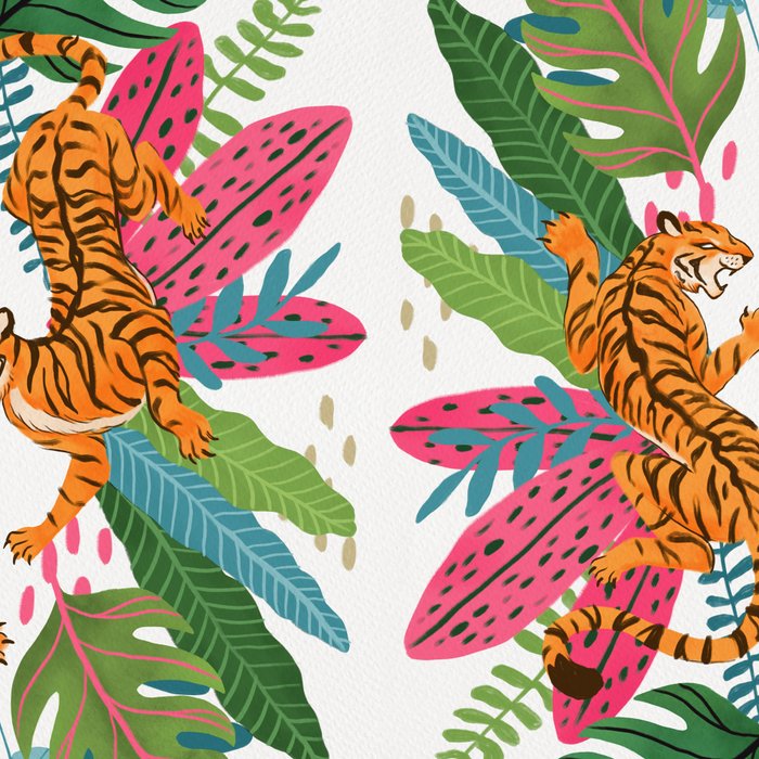 Wild Jungle Tigers Coffee Mug Gallery Image 2