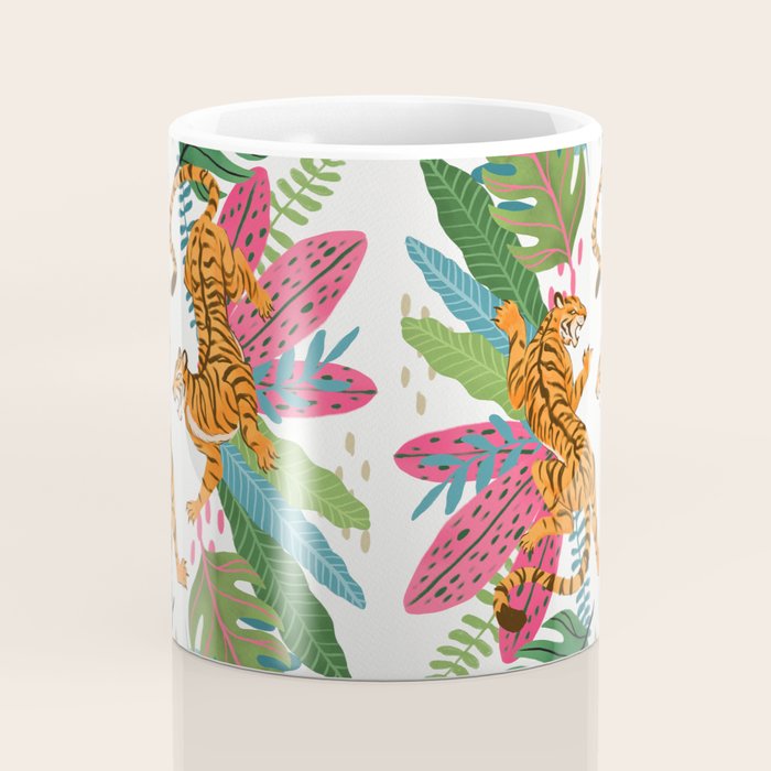 Wild Jungle Tigers Coffee Mug Gallery Image 4