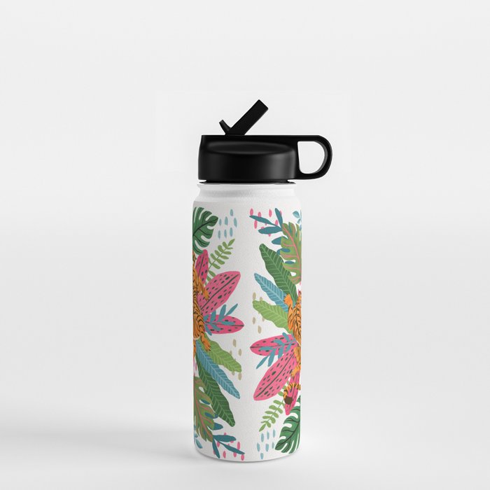 Wild Jungle Tigers Water Bottle Gallery Image 1