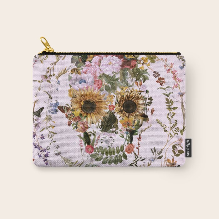 Circle Of Life Skullw Carry All Pouch Gallery Image 1