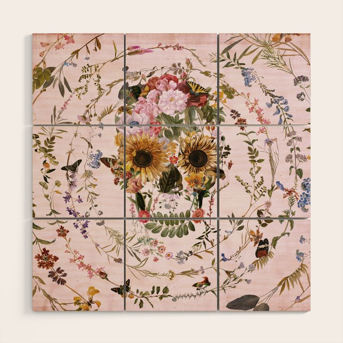 Circle Of Life Skullw Wood Wall Art Gallery Image 1