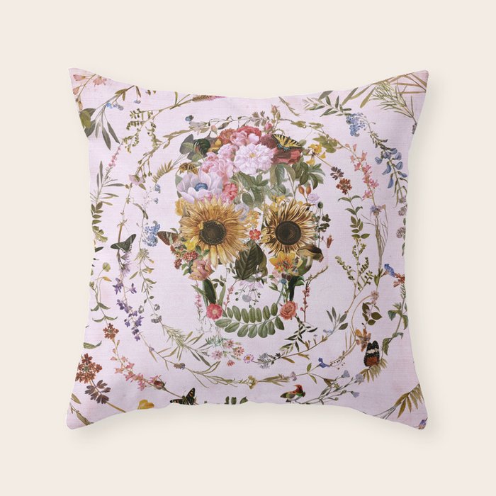 Circle Of Life Skullw Throw Pillow Gallery Image 6