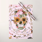 Circle Of Life Skullw Wrapping Paper Gallery Image 1