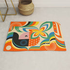 Colorful Flower Girl Rug Gallery Image 1