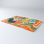 Colorful Flower Girl Rug Gallery Image 3