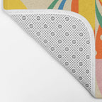 Colorful Flower Girl Bath Mat Gallery Image 2