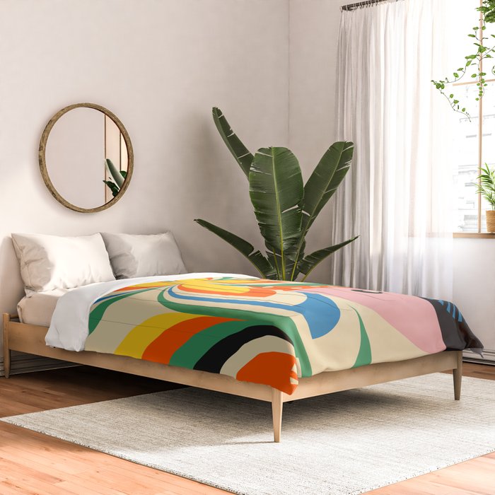 Colorful Flower Girl Comforter Gallery Image 2