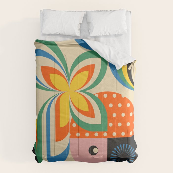 Colorful Flower Girl Comforter Gallery Image 6