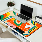 Colorful Flower Girl Desk Mat Gallery Image 2