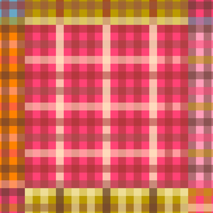 Eclectic Gingham Patchwork Colorful Vintage Contemporary Plaid Pattern Coffee Mug Gallery Image 2