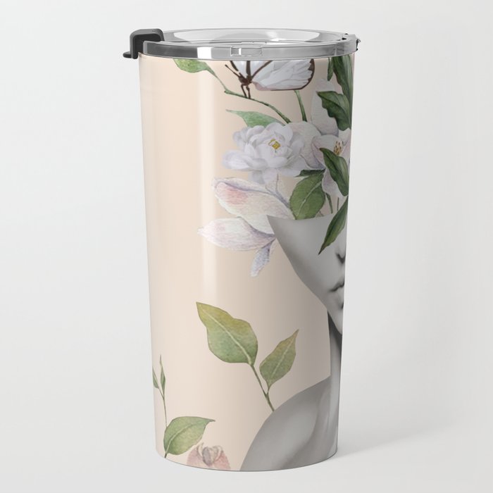 Floral beauty 6 Travel Mug Gallery Image 3