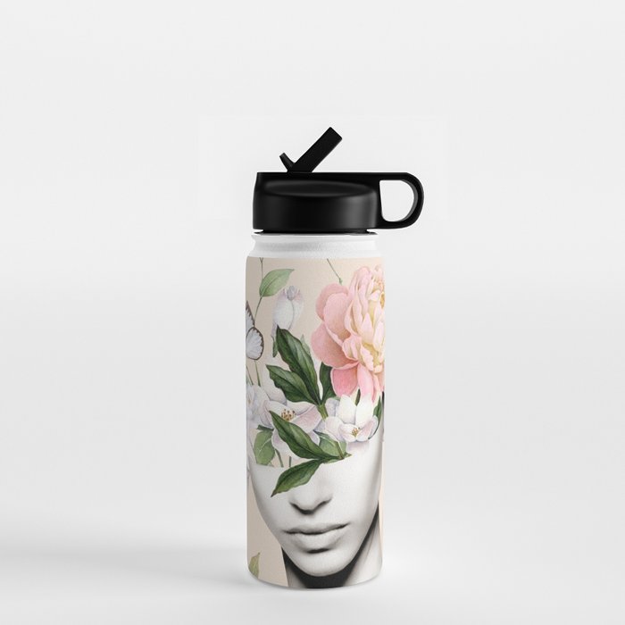 Floral beauty 6 Water Bottle Gallery Image 1