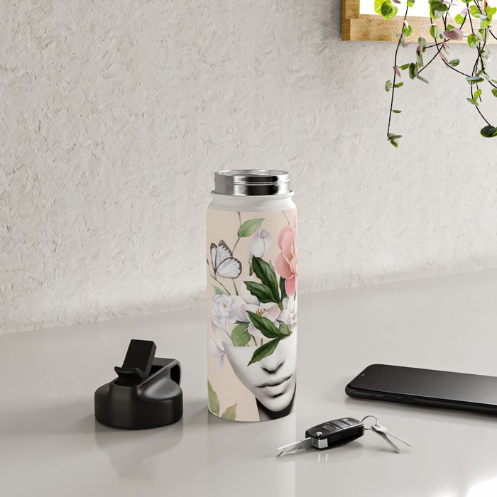 Floral beauty 6 Water Bottle Gallery Image 4