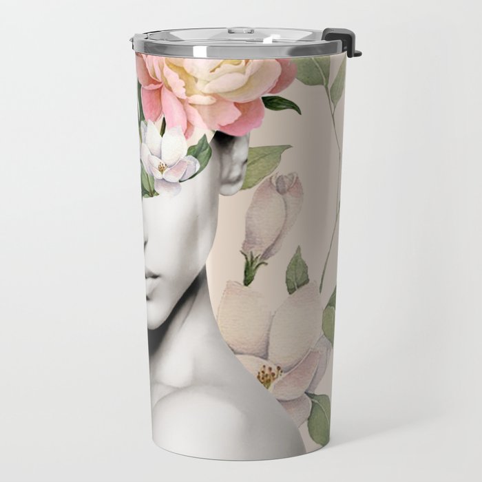 Floral beauty 6 Travel Mug Gallery Image 2