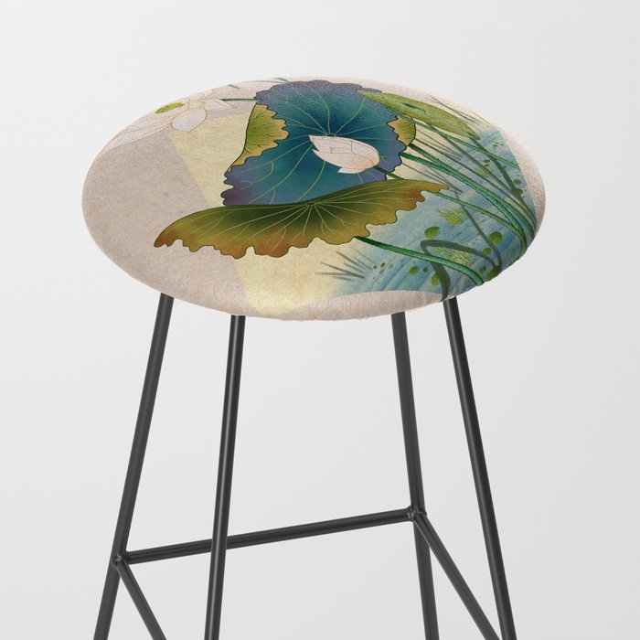 lotursflowers C : Minhwa-Korean traditional/folk art Stool Gallery Image 2