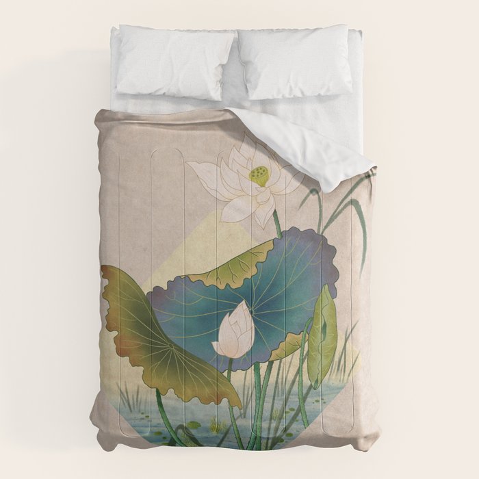 lotursflowers C : Minhwa-Korean traditional/folk art Comforter Gallery Image 6
