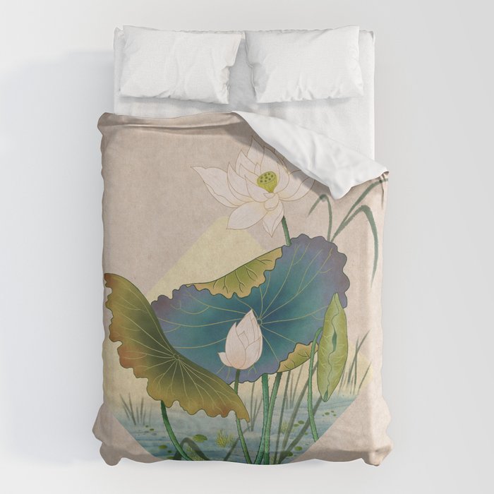lotursflowers C : Minhwa-Korean traditional/folk art Duvet Cover Gallery Image 6