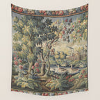 Antique Aubusson French Verdure Tapestry Wall Tapestry Gallery Image 4