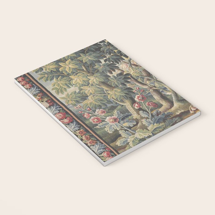 Antique Aubusson French Verdure Tapestry Notebook Gallery Image 3