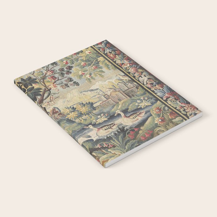 Antique Aubusson French Verdure Tapestry Notebook Gallery Image 2