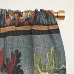 Antique Aubusson French Verdure Tapestry Window Curtain Gallery Image 2