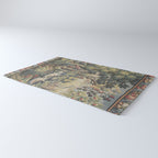 Antique Aubusson French Verdure Tapestry Rug Gallery Image 3