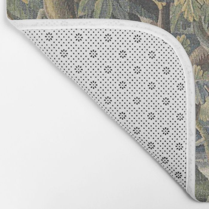 Antique Aubusson French Verdure Tapestry Bath Mat Gallery Image 2