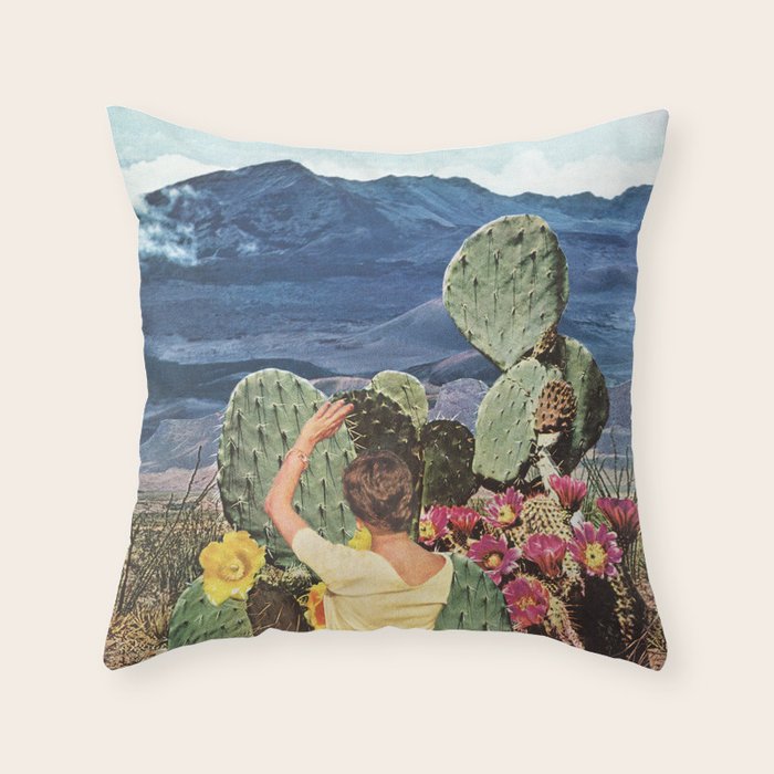 Curious Throw Pillow Gallery Image 6