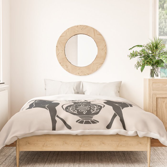 Persephone - Black Duvet Cover Gallery Image 3