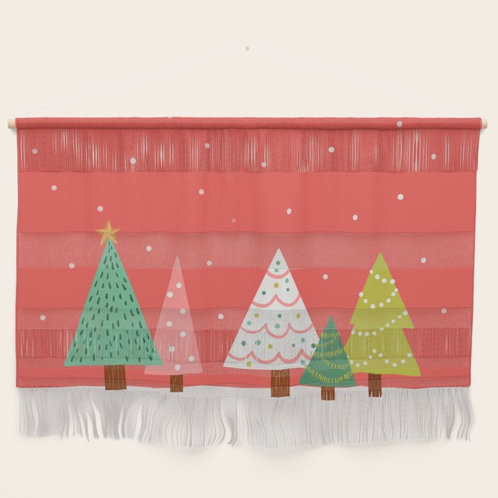 Holly Jolly Trees Wall Hanging Gallery Image 1