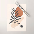 Abstract Art  Minimal Plant 12 Wrapping Paper Gallery Image 1