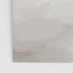 Sands of Time III - Neutral White Beige Gray Sandy Beach Ocean Gray Cloud Abstract Nature Painting Poster Gallery Image 3