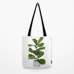 Fiddle leaf fig Tree Tote Bag Gallery Image 2