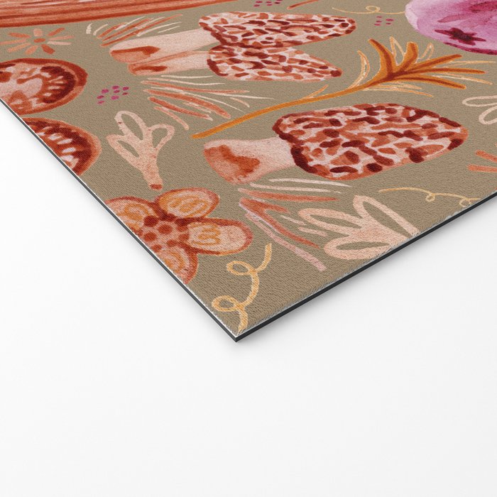 Garden Vegetables and Fresh Fruit in Mocha Mousse Welcome Mat Gallery Image 2