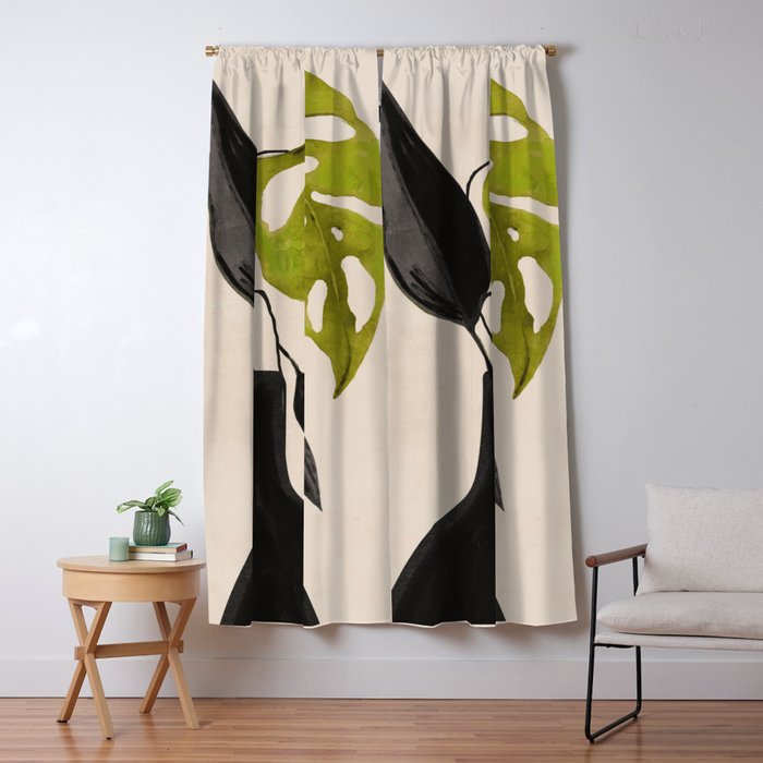 minimal plant 34 Window Curtain Gallery Image 5