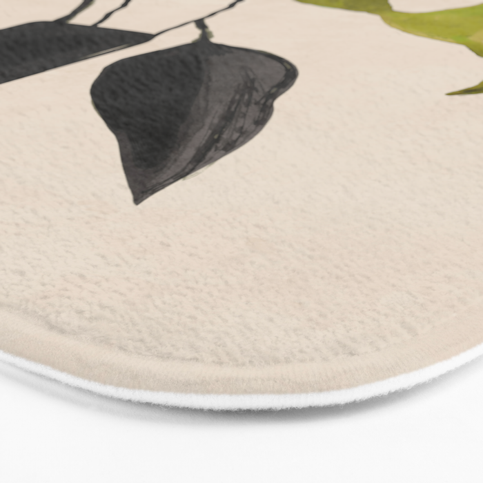 minimal plant 34 Bath Mat Gallery Image 3