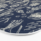 Pirate Play - Blue Bath Mat Gallery Image 3