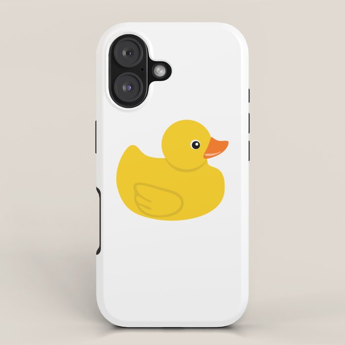 Yellow rubber duck iPhone Case Gallery Image 1